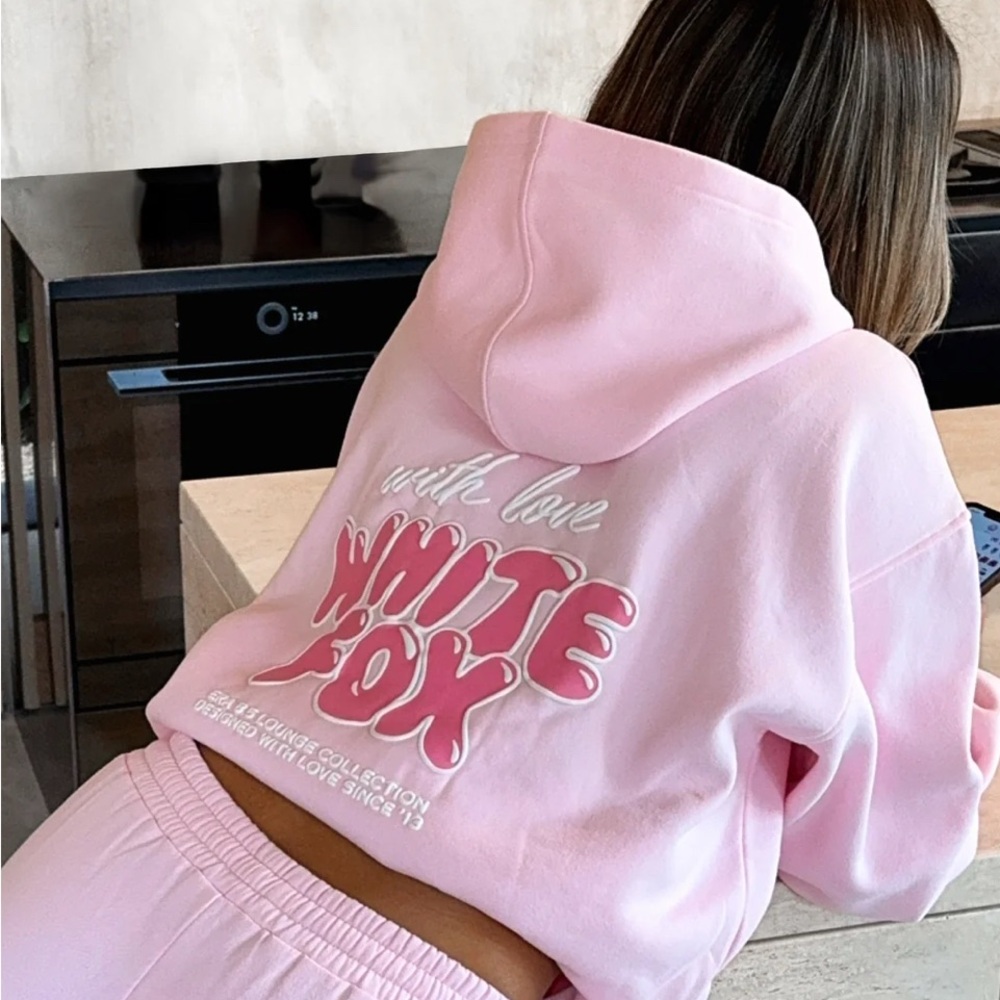White Fox Boutique Pink Hoodie